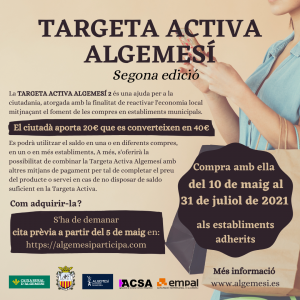 Targeta “Activa Algemesí” III